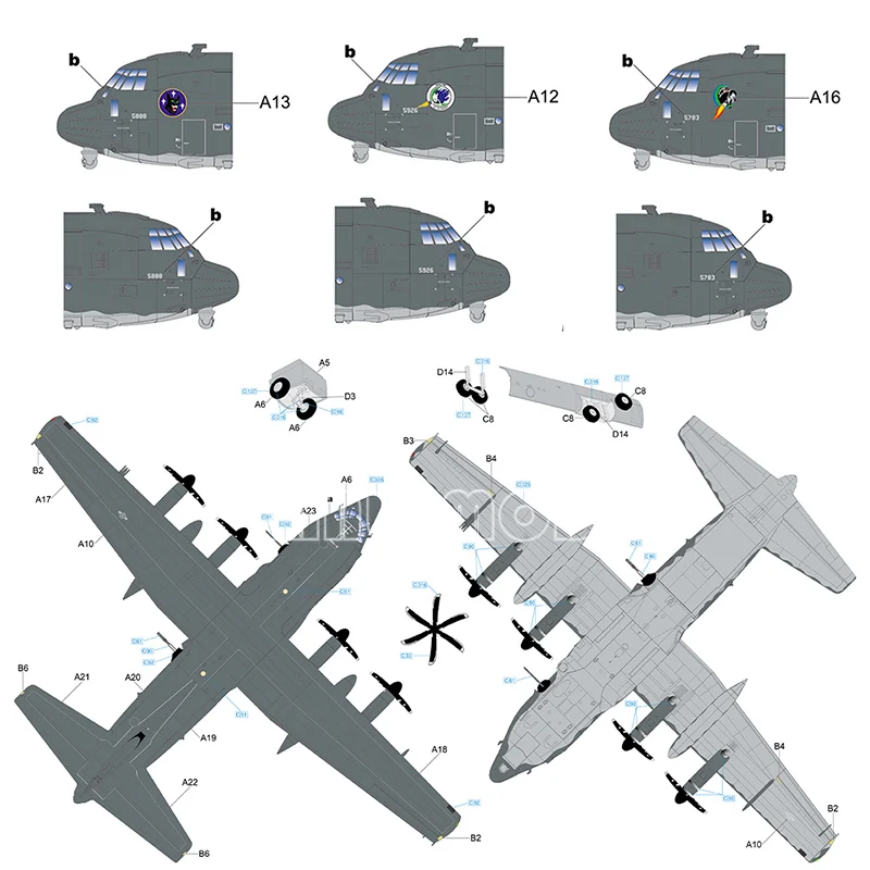 Комплект пластиковой модели Gr – обзор и цена Paint Model Kit